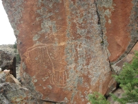 Old petroglyph